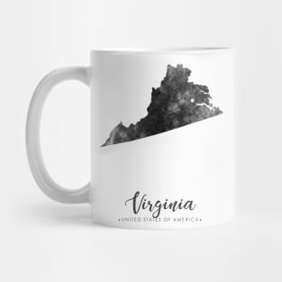 Virginia state map Mug